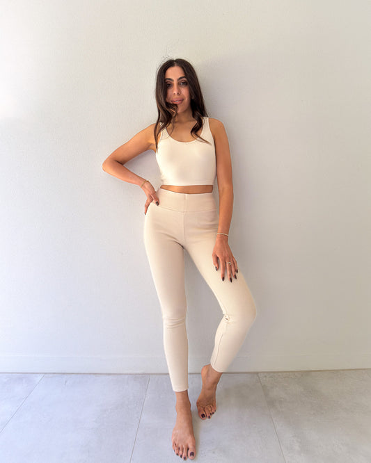 Beige Essentials: Crop
