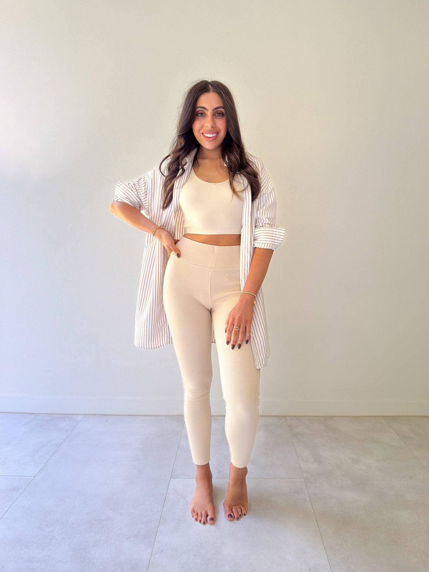 Beige Essentials: Crop