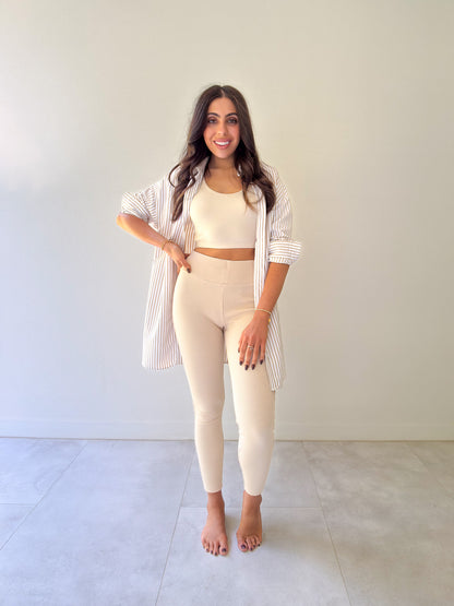 Beige Essentials: Crop