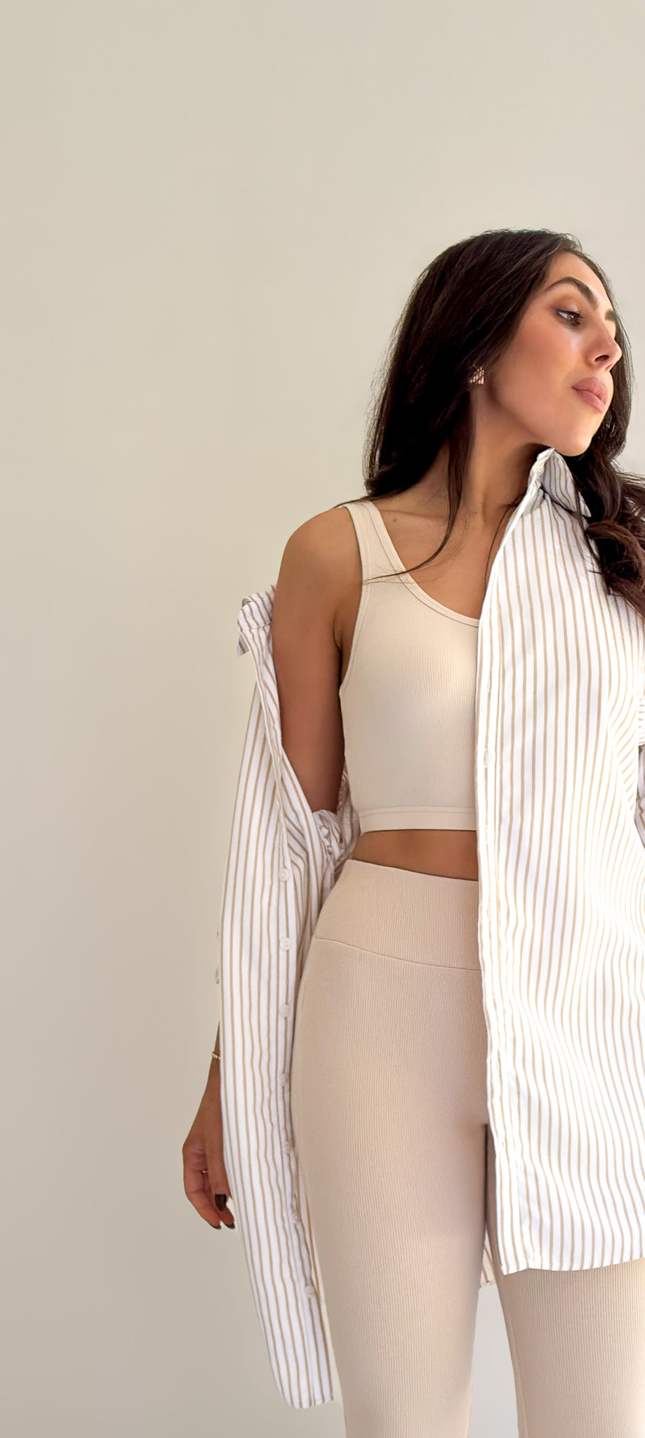 Beige Essentials: Crop